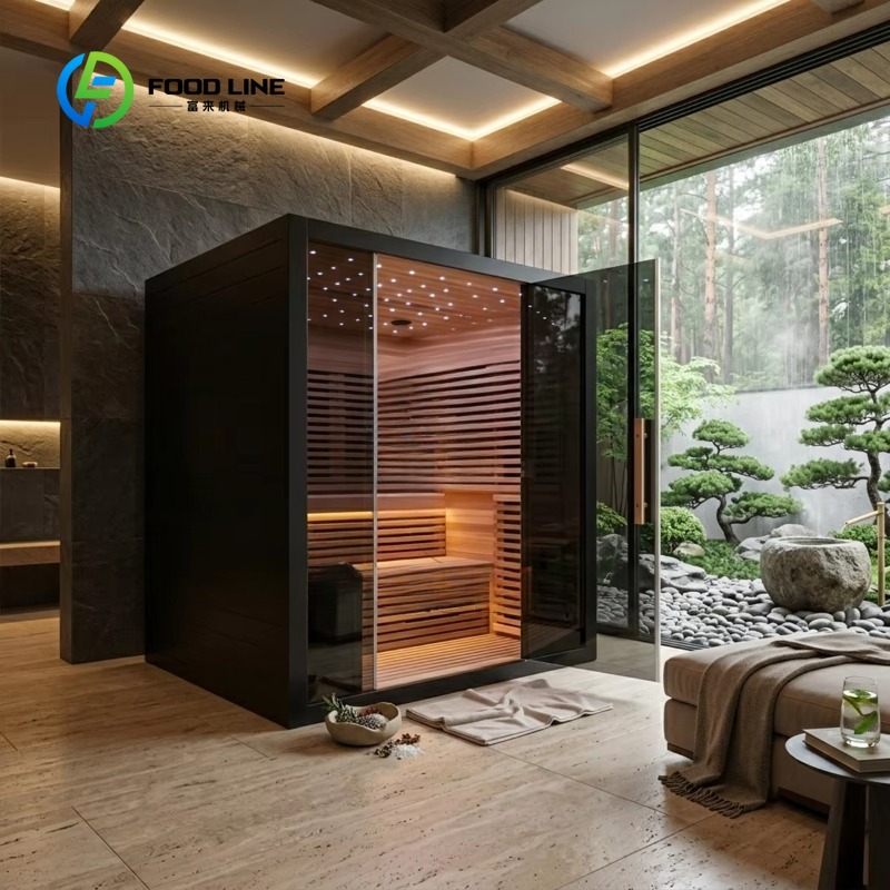Spa Wellness Design - Luxury Indoor Infrared Sauna Room Full