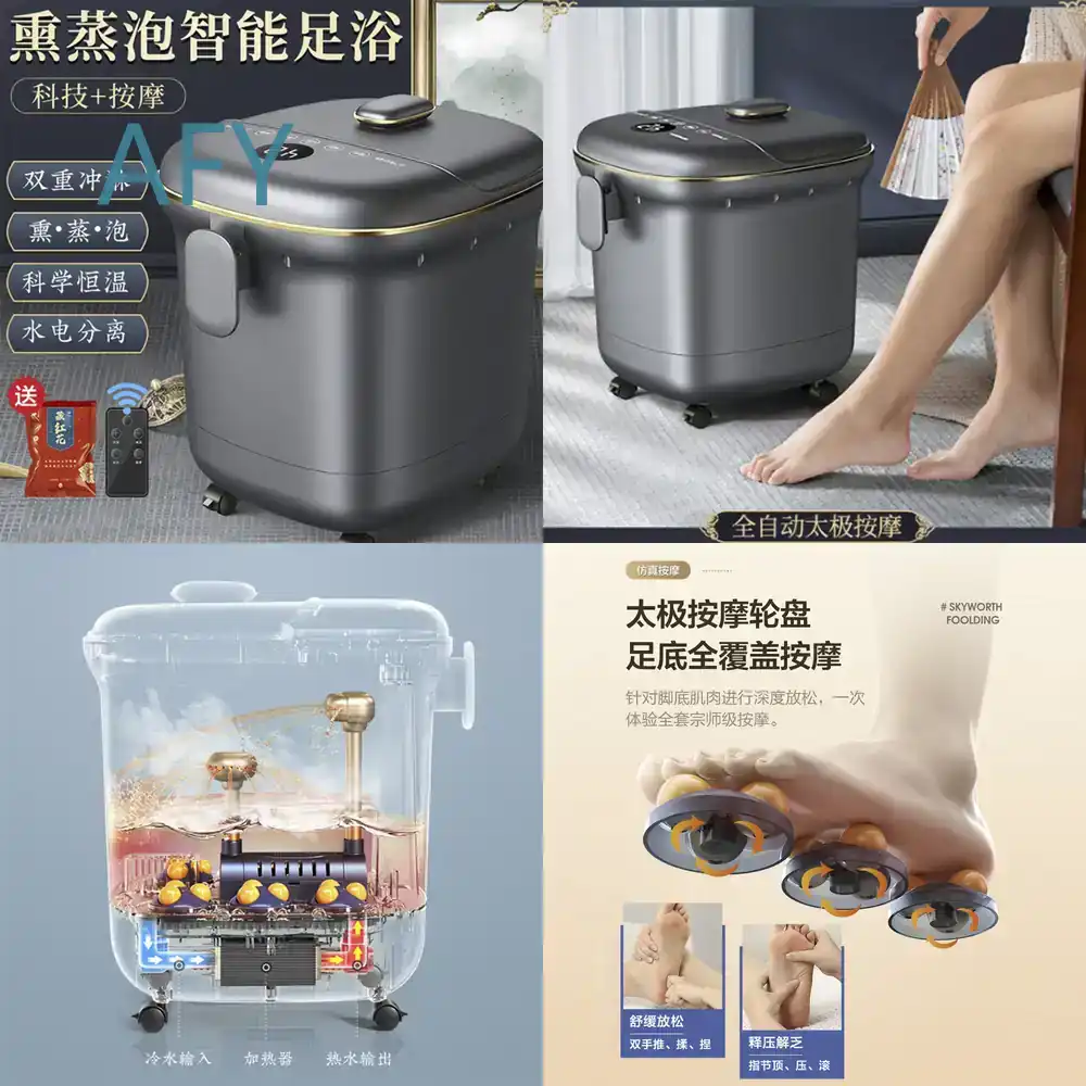 Wellness Spa With Massage - For Home Use Foot Bath Tub