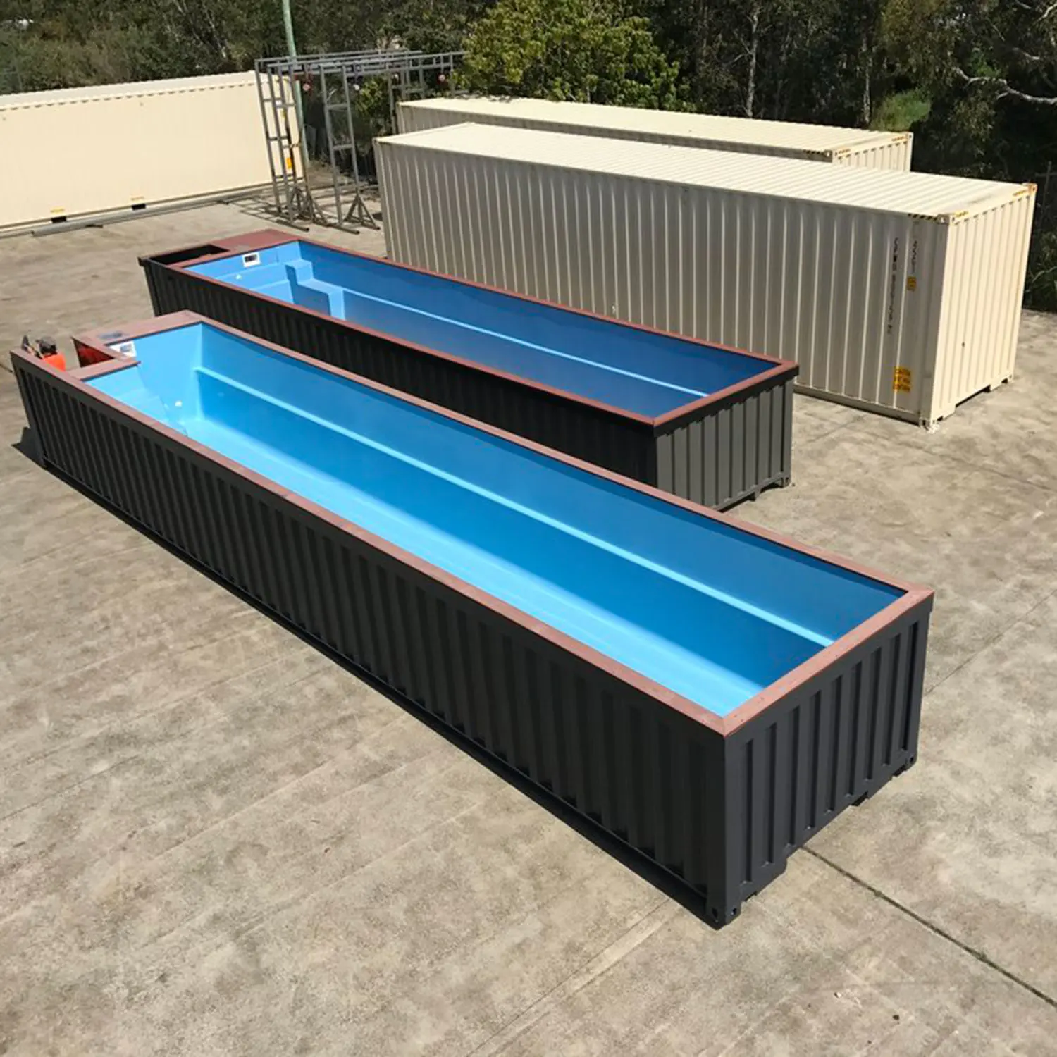 Spa Wellness Design - Compact 20ft Prefab Container Spa Pool