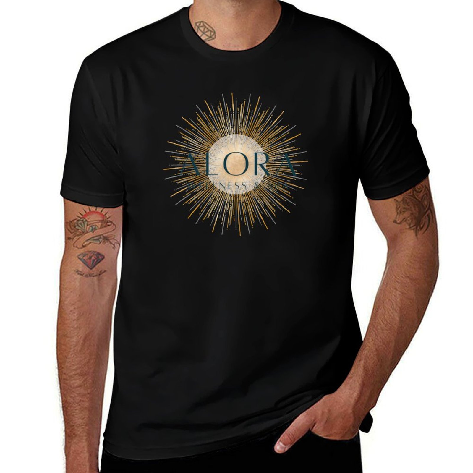 Spa Wellness Design - Alora wellness spa T-Shirt Simple Print