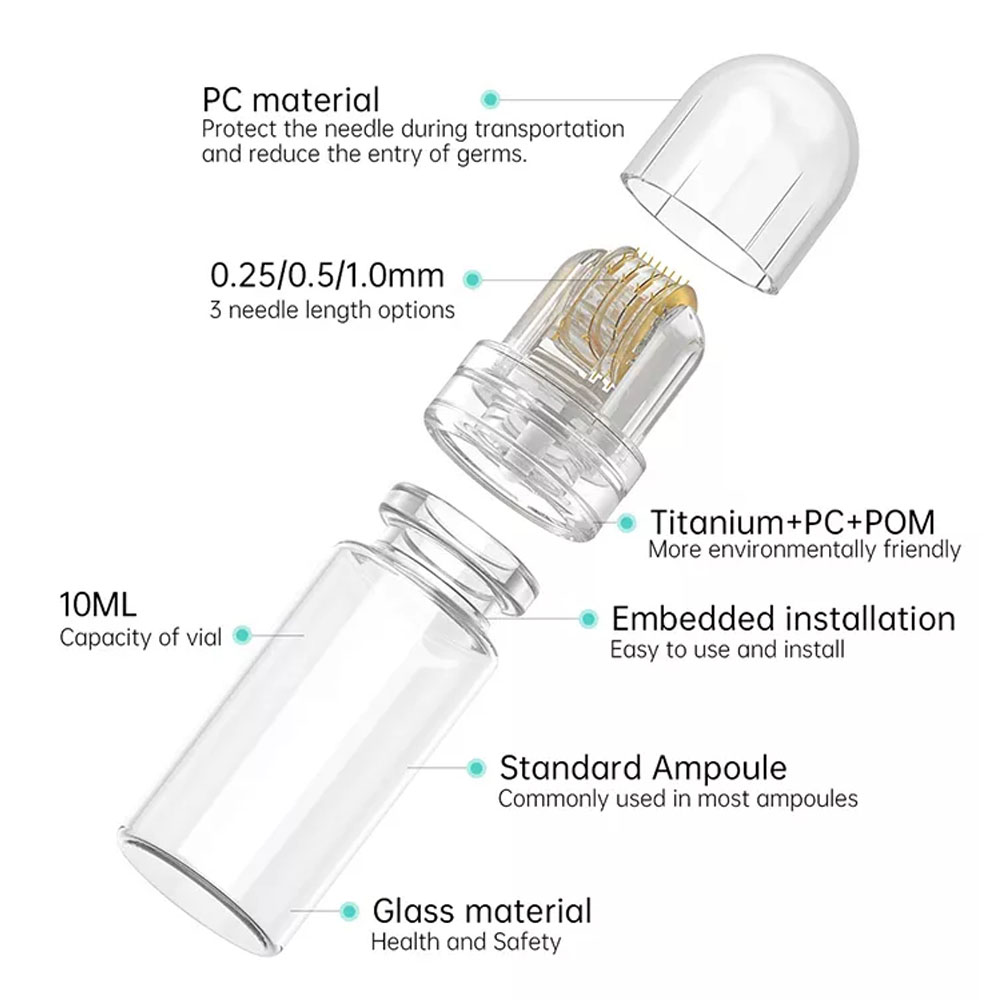 1PCS 64Pins Titanium Micro Nee - Derma Roller 0.25 review and price