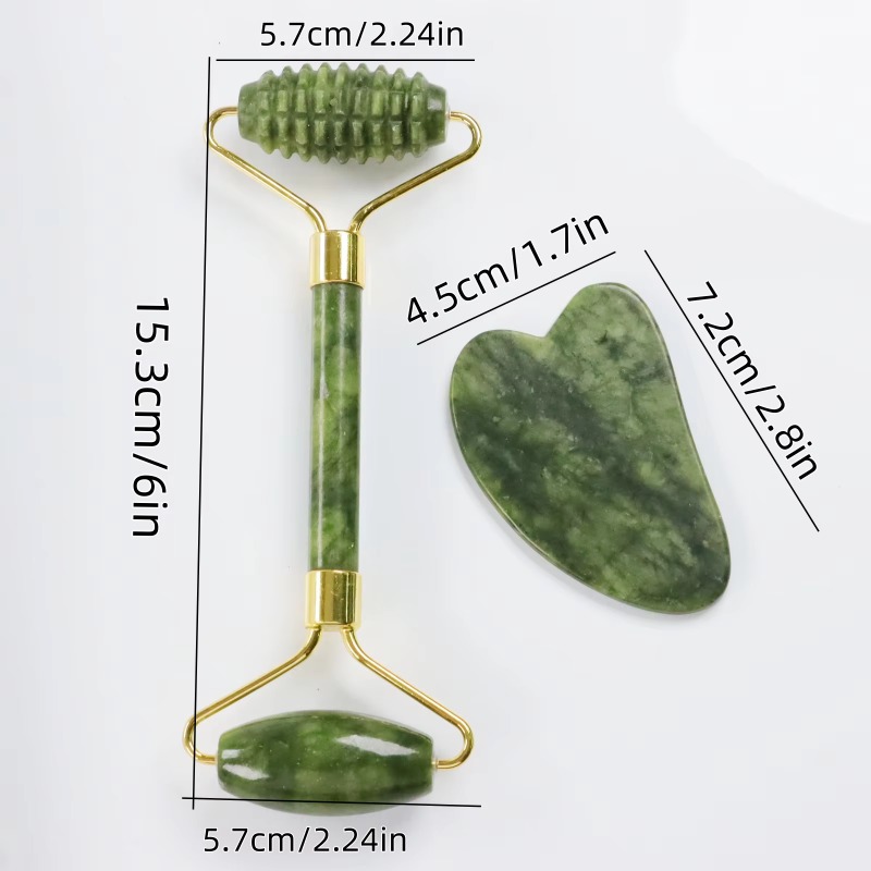 Jade Spike Roller & Gua Sha Se - Jade Roller Stone review and price