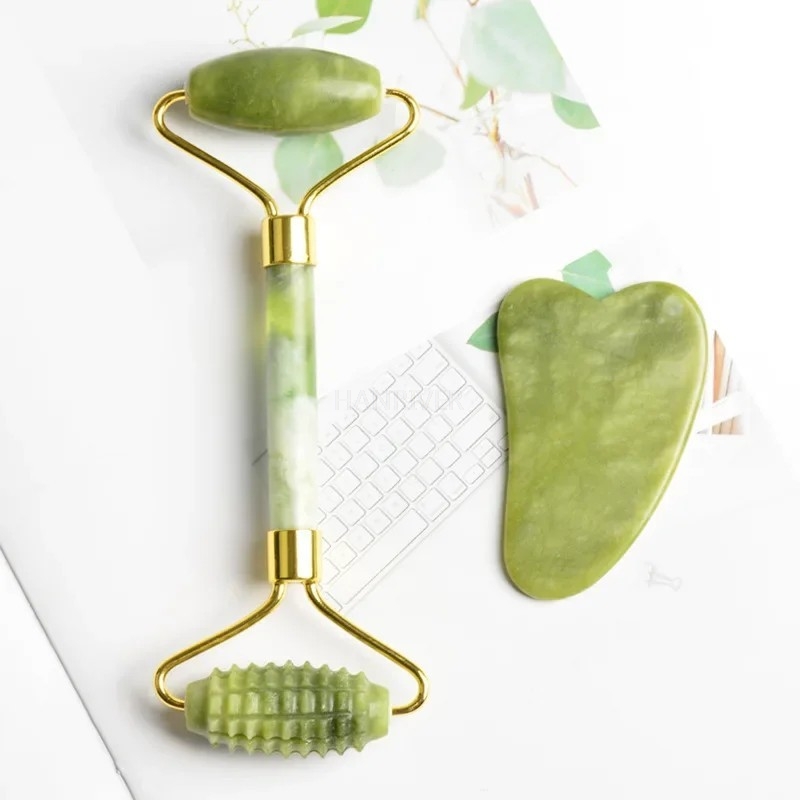 Facial Jade Massage Roller Set - Jade Roller Stone review and price