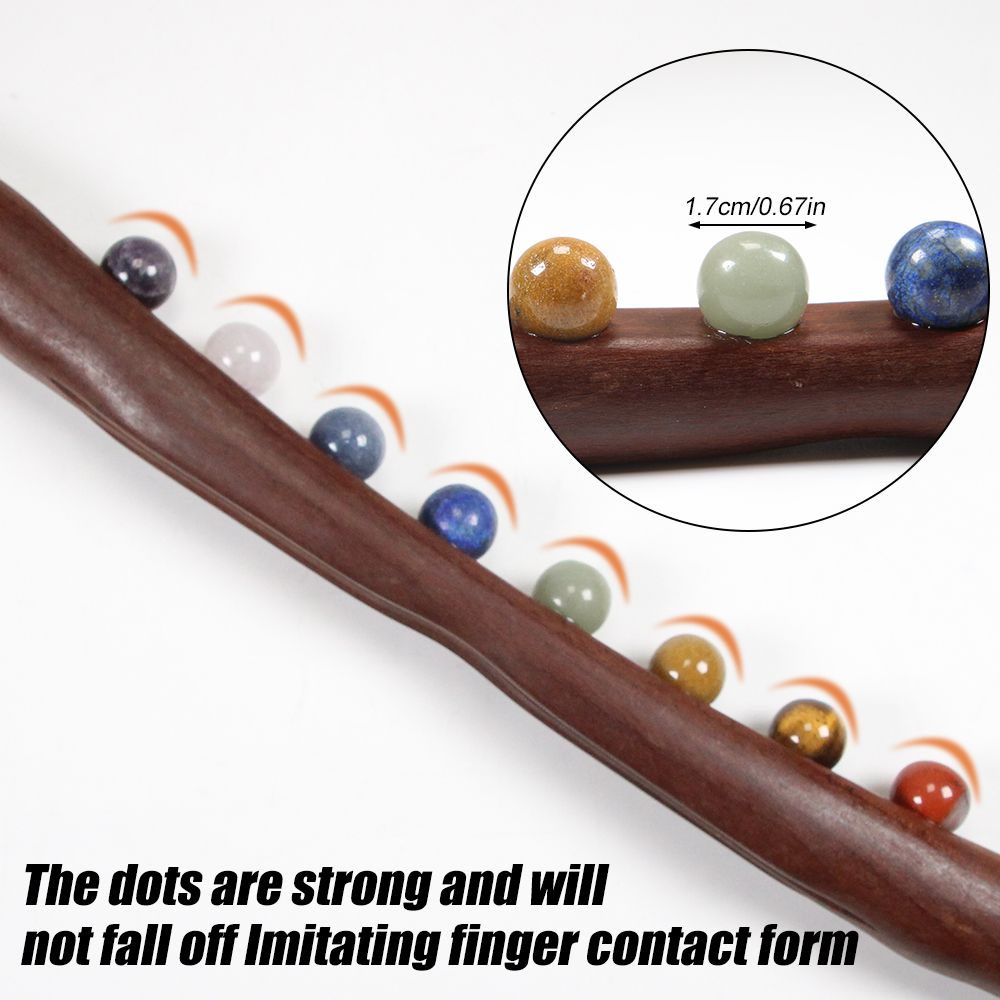 Wood Massage Stick 10 Jade Sto - Jade Roller Stone review and price