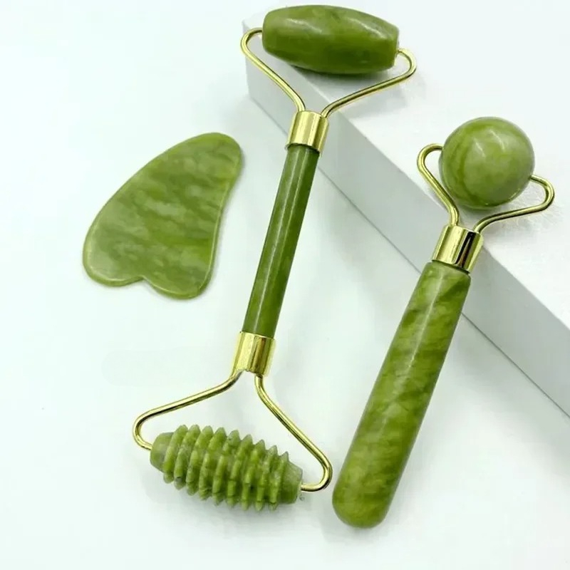 Natural jade roller massager,  - Jade Roller Stone review and price