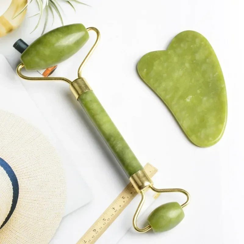 Natural jade roller massager,  - Jade Roller Stone review and price
