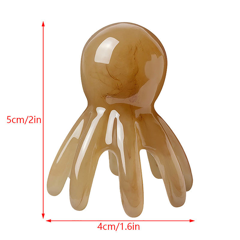 2Pcs Resin Octopus Comb Scalp  - Wellness Spa With Massage review and price