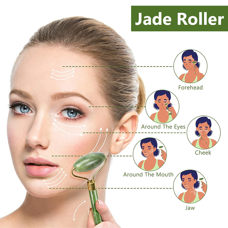Natural Jade Roller Face Gua S - Jade Roller Stone review and price