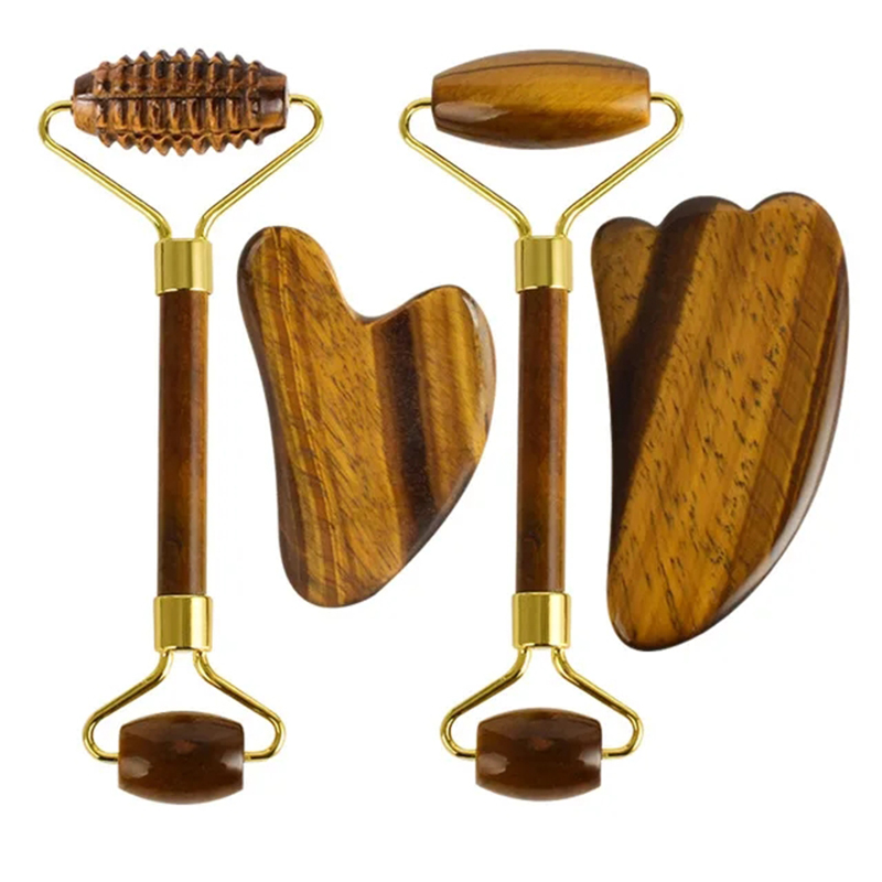 Natural Tiger Eye Jade Roller  - Jade Roller Stone review and price