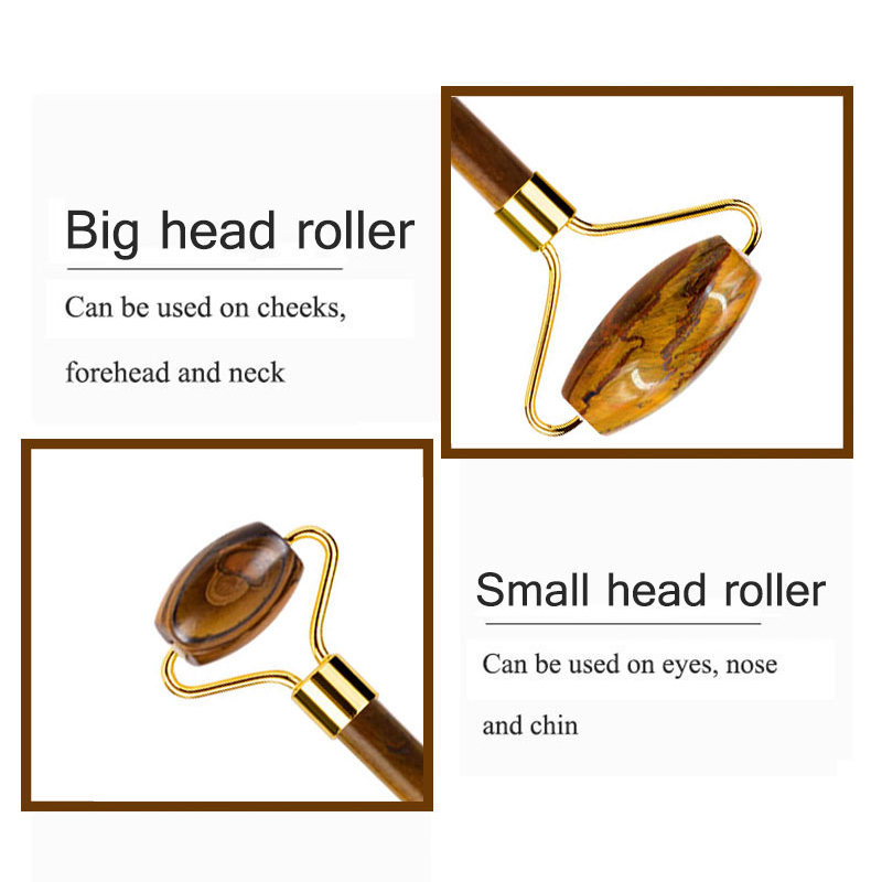 Natural Tiger Eye Jade Roller  - Jade Roller Stone review and price