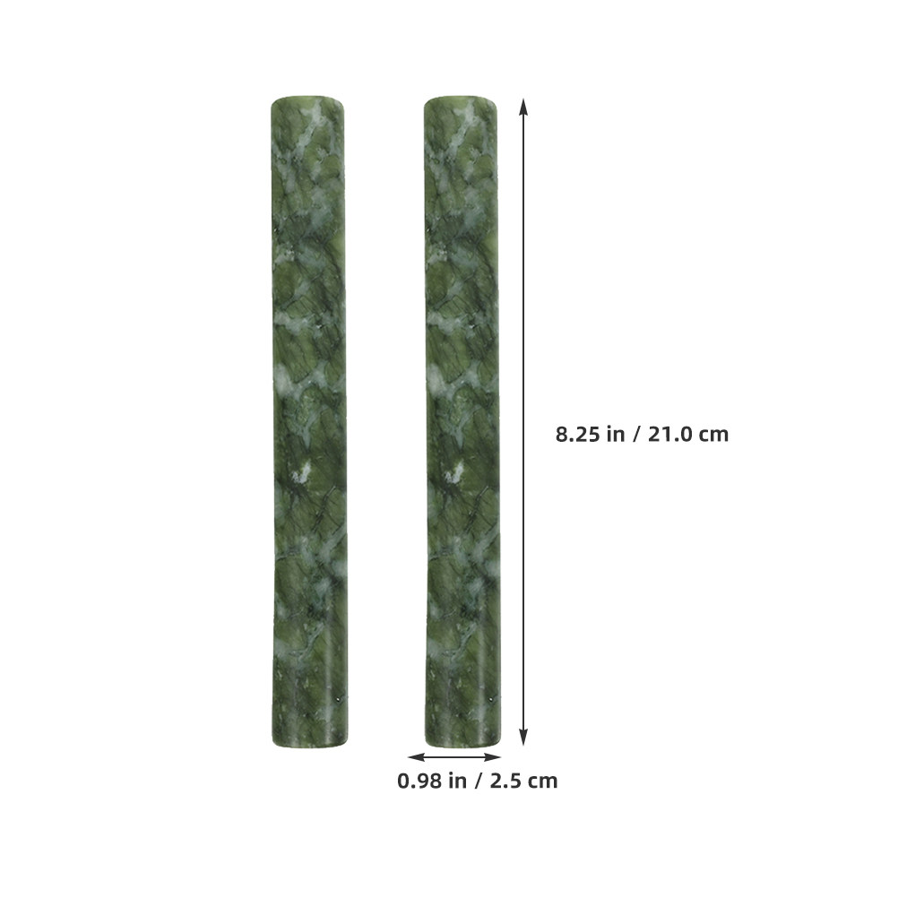 2Pcs Natural Stone Dough Rolle - Jade Roller Stone review and price