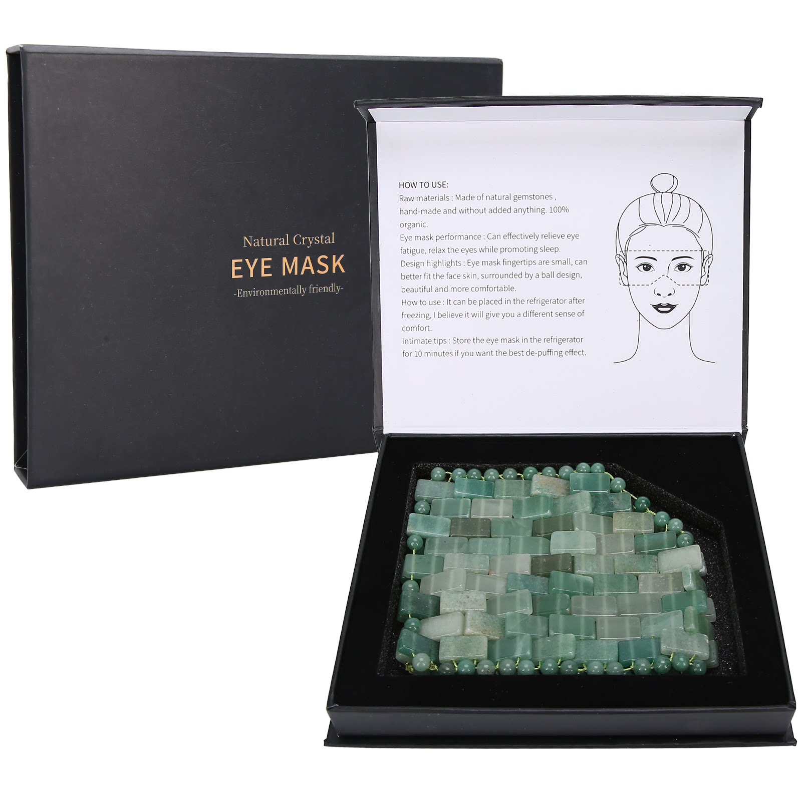 Natural Rose Quartz Jade Eye M - Jade Roller Stone review and price