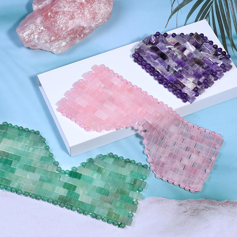 Natural Rose Quartz Jade Eye M - Jade Roller Stone review and price