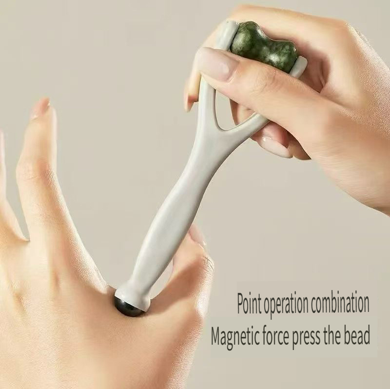 1pc Natural Jade Finger Massag - Wellness Spa With Massage review and price
