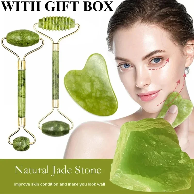 Natural Jade Roller Face Gua S - Jade Roller Stone review and price